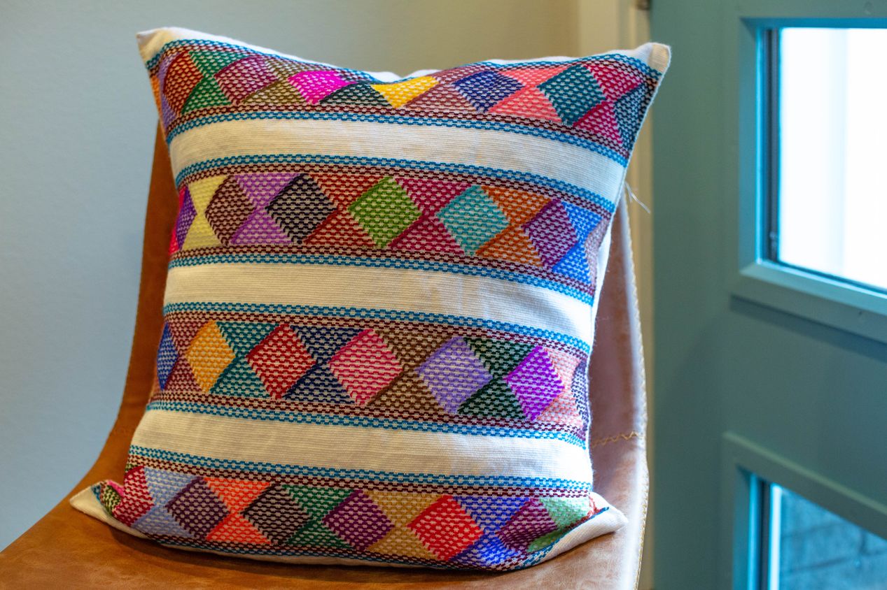Hand-made Colorful Geometric Pillows