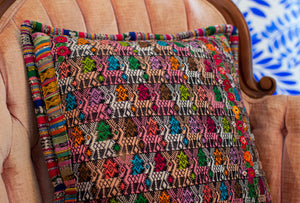 Hand-loomed Vibrant Colored Pillow